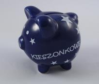 Opakowanie Skarbonka świnka z grafiką gwiazdek - Kieszonkowe