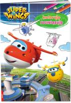 Okładka książki Super Wings. Koloruję, rozwiązuję