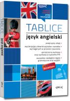 Okładka książki Tablice: język angielski (+ rozmówki) GREG