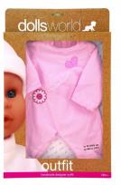 Opakowanie Ubranko Deluxe Fashion Boutique dla lalek do 46cm różowe z serduszkiem