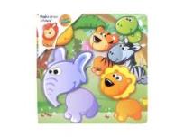 Opakowanie Układanka drewniana 3D dzikie zwierzęta