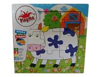 Opakowanie Układanka drewniana krowa 9