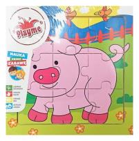 Opakowanie Układanka drewniana świnka