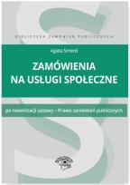 Okładka książki Zamówienia na usługi społeczne