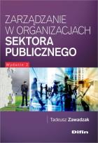 Okładka książki Zarządzanie w organizacjach sektora publicznego