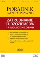 Okładka książki Zatrudnianie cudzoziemców-rewolucyjne zmiany
