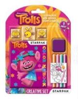 Opakowanie Zestaw kreatywny kolorowanka +pisaki+pieczątki
Trolls 382502