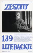 Opakowanie Zeszyty literackie 139/3/2017