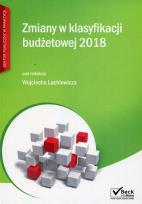 Okładka książki Zmiany w klasyfikacji budżetowej 2018