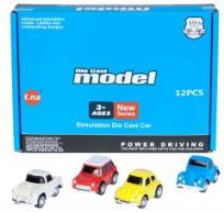 Opakowanie Auto metalowe retro 7cm