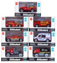 Opakowanie Auto metalowe straż 10cm