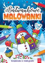 Okładka książki Bałwankowe malowanki. Książeczka z naklejkami