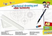 Opakowanie Blok techniczny A3 biały 10 kartek