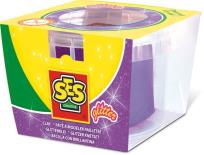 Opakowanie Ciastolina kolor fioletowy z brokatem