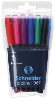 Opakowanie Cienkopisy Schneider Topliner 967 6 sztuk