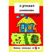 Okładka książki Cyferki przedszkolaka Zabawy edukacyjne od 4 lat