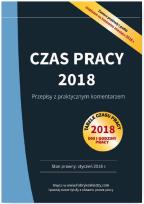 Okładka książki Czas pracy 2018 Przepisy z praktycznym komentarzem