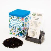 Opakowanie Herbata czarna z jagodami puszka kaszubska 50 g