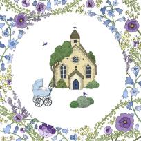 Opakowanie Karnet Swarovski kwadrat CL2407