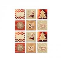 Opakowanie Karnety prezentowe czerwono-złote 24szt