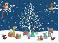 Opakowanie Karnety świątczne Delux Woodland Noel (20szt)