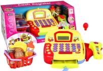 Opakowanie Kasa fiskalna + koszyk na zakupy czytnik kart