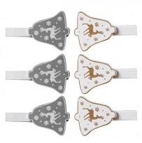 Opakowanie Klamerki ozdobne Dzwonki (6 szt)