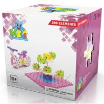 Okładka książki Klocki meli constructor girls 200szt