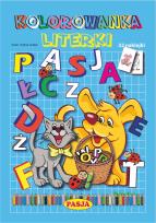 Okładka książki Kolorowanka Literki
