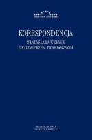 Okładka książki Korespondencja Władysława Weryhy z K. Twardowskim