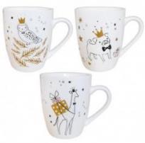 Opakowanie Kubek 340ml - biało złoty