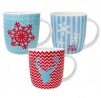 Opakowanie Kubki 320ml czerwono-niebieski