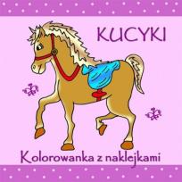 Opakowanie Kucyki Kolorowanka z naklejkami