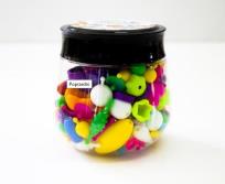 Opakowanie Mała projektantka koraliki 128szt słoik