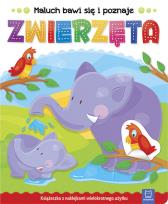 Okładka książki Maluch bawi się i poznaje. Zwierzęta