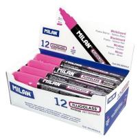 Opakowanie Marker do szyb Fluo różowy (12 szt) MILAN