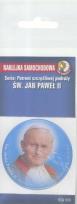 Okładka książki Naklejka samochodowa św. Jan Paweł II