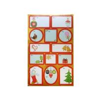 Opakowanie Naklejki czerwone ramki