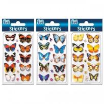 Opakowanie Naklejki Sticker BOO motyle 3D