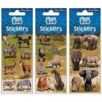 Okładka książki Naklejki Sticker BOO silver dżungla