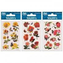 Opakowanie Naklejki Sticker BOO silver kwiaty