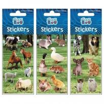 Opakowanie Naklejki Sticker BOO silver zwierzęta mix