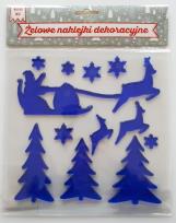 Opakowanie Naklejki żelowe Sanie