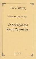 Okładka książki O praktykach Kurii Rzymskiej