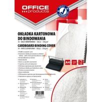 Opakowanie Okładka do bindowania A4 250g. skóropodobna biała Office Products 100szt.20232525-14