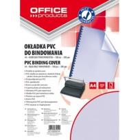 Opakowanie Okładki do bindowania Office Products A4 PVC 100 sztuk niebieska/transparentna