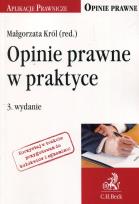 Okładka książki Opinie prawne w praktyce