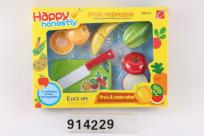 Okładka książki Owoce do krojenia 6 części 27x20cm.