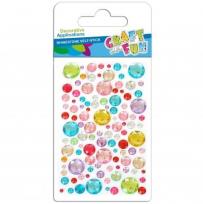 Opakowanie Ozdoba dekoracyjna krysztalki samoprzylepne koła