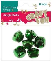 Opakowanie Ozdoba dzowneczki zielone 6 szt.